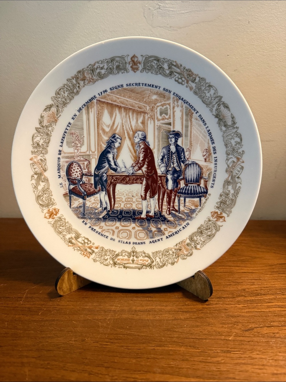 The Lafayette Collection Henri D'Arceau Limoges Plate I